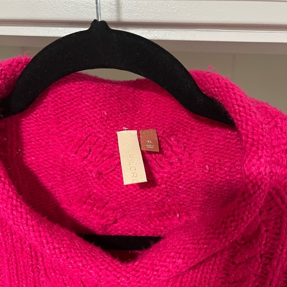 Pilcro Mock-Neck Cable-Knit Sweater - Picture 3 of 6